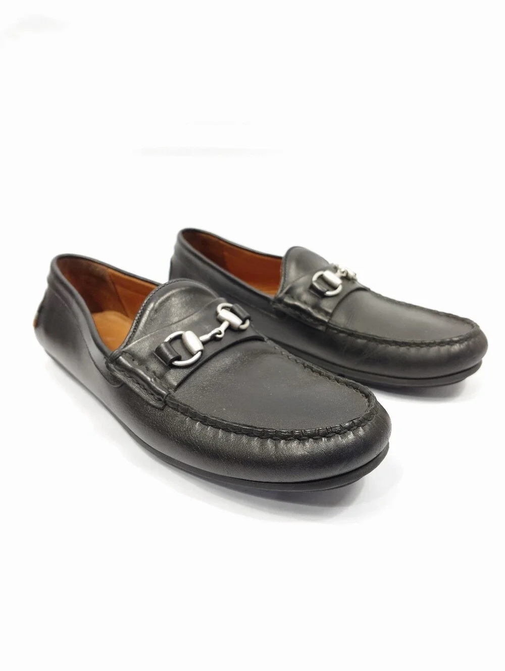 Allen Edmonds Sebastian 6362 Black Leather Horsebit Loafers Size 11 D